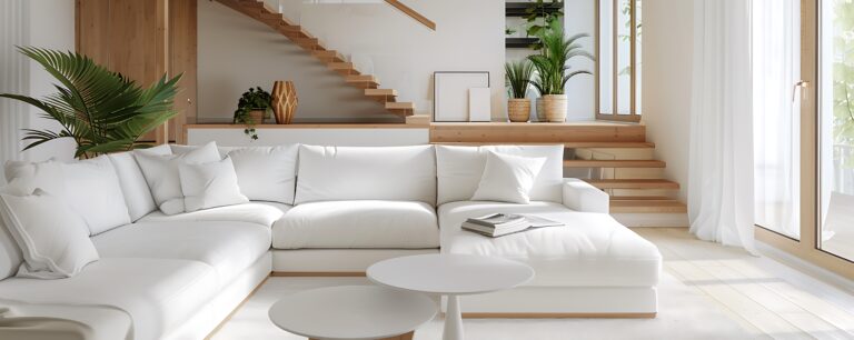 white-sofa-with-white-sofa-plant-corner